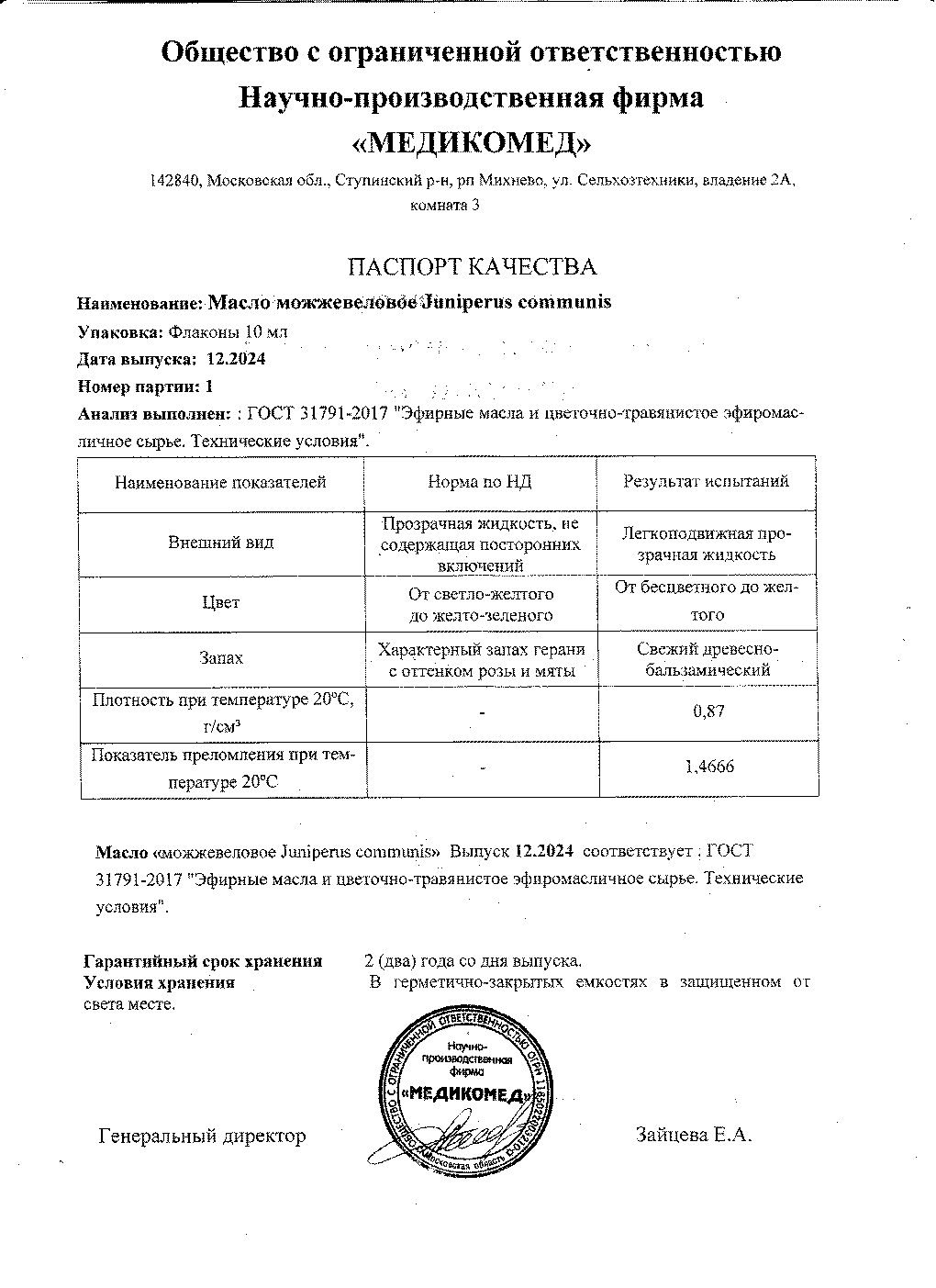 Паспорт №122024